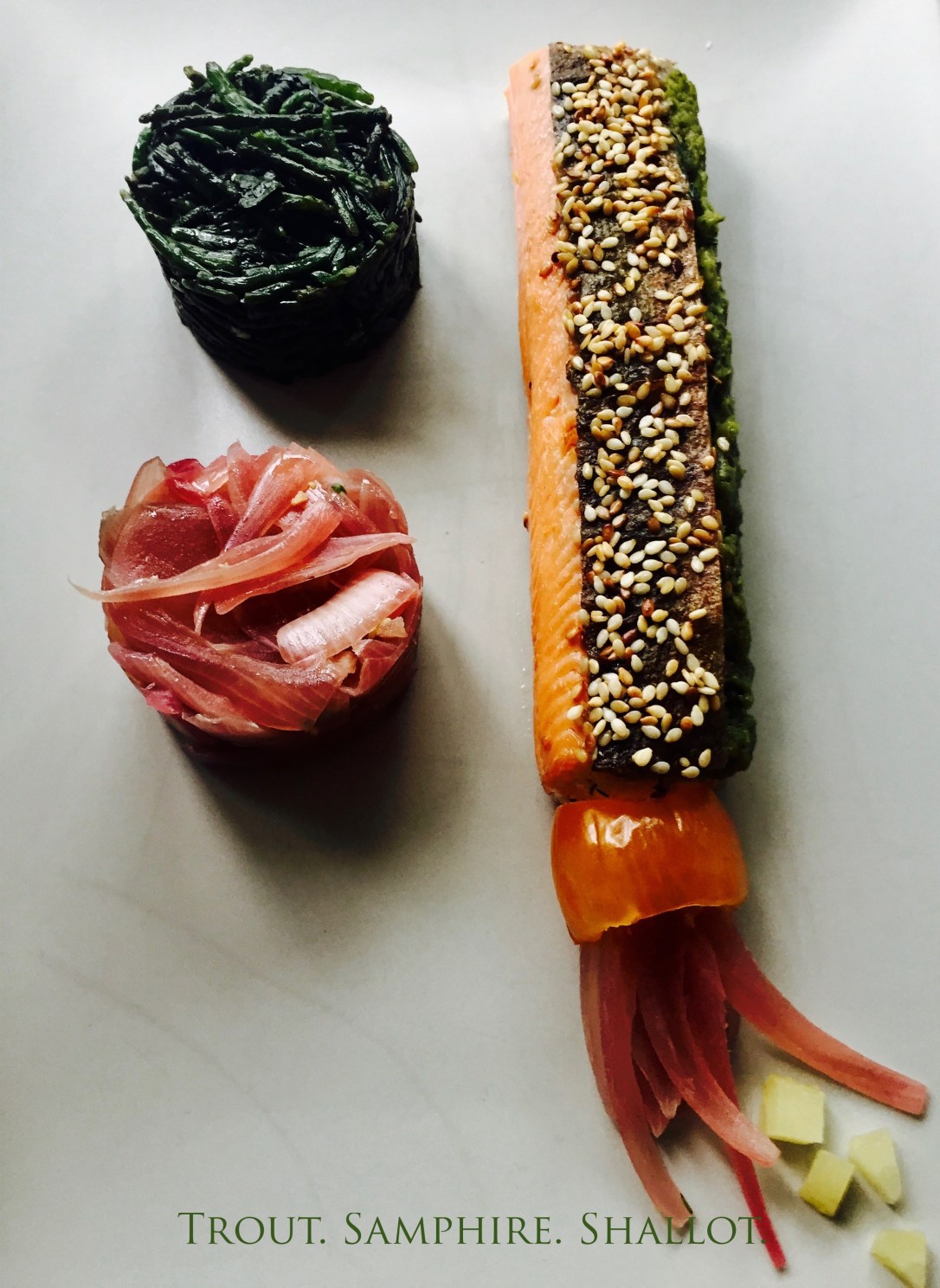 6 Trout.Samphire.Shallot